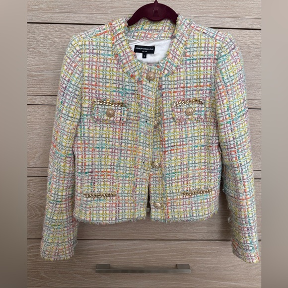 Generation Love Pastel Tweed Blazer-M - Picture 7 of 14
